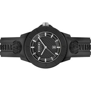 Nwt Versace Watch black Stainless Steel Silicone